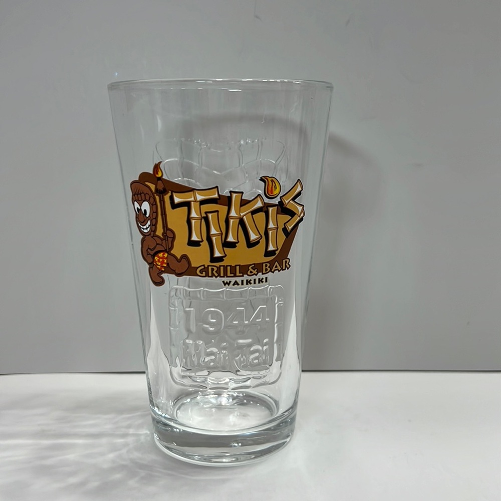 Etched 1944 Mai Tai Glass